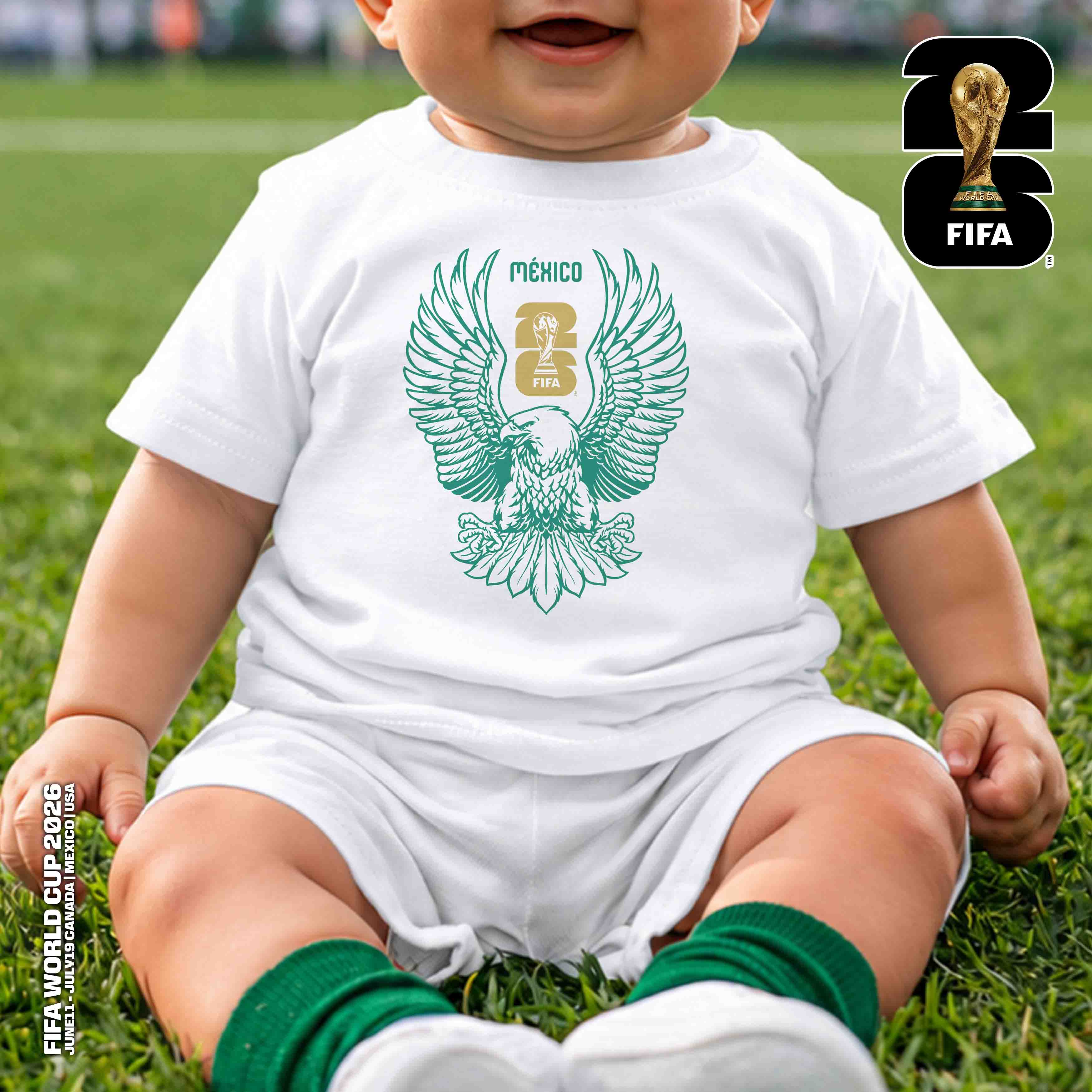 PLAYERA INFANTIL BLANCA – imagen 3