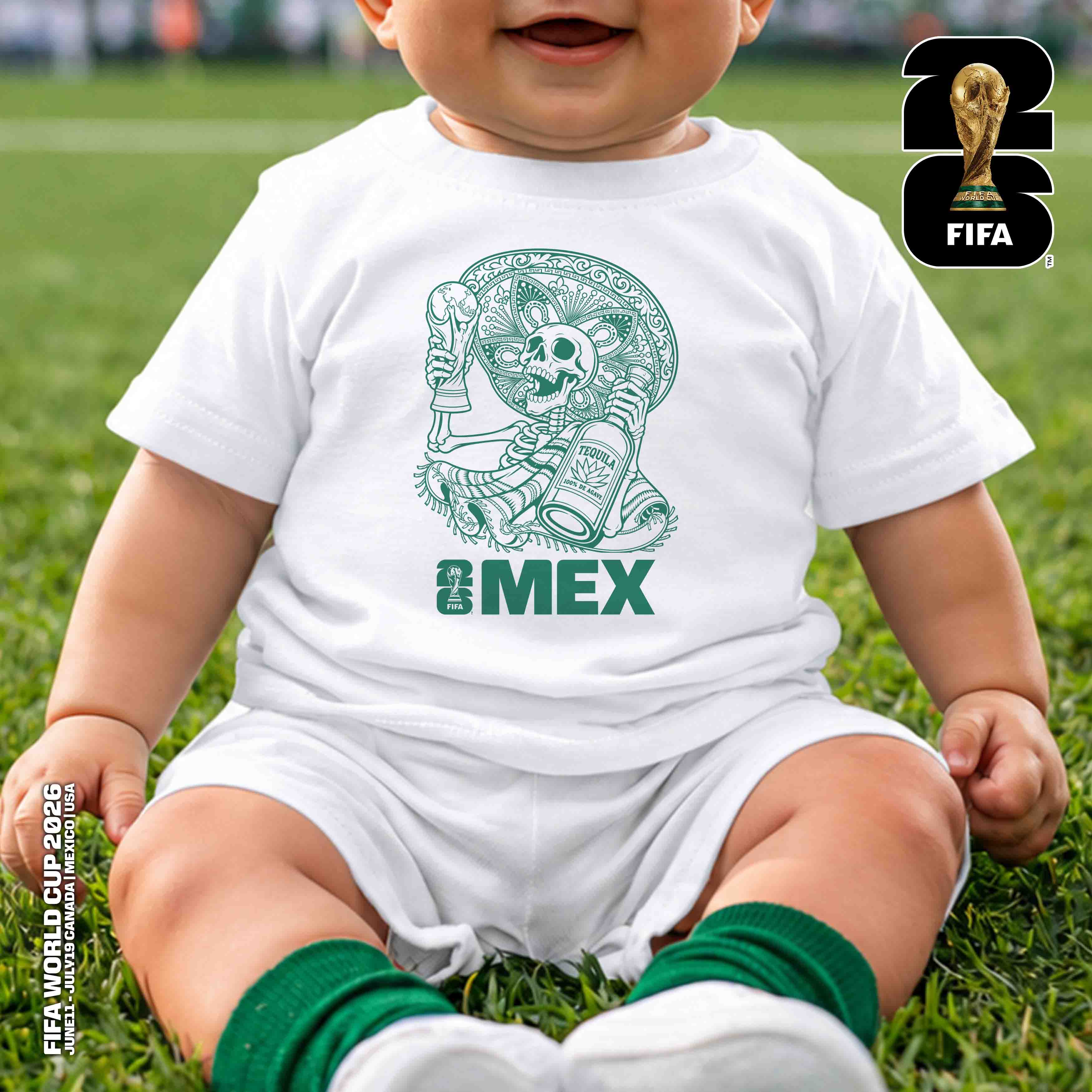 PLAYERA INFANTIL BLANCA – imagen 205