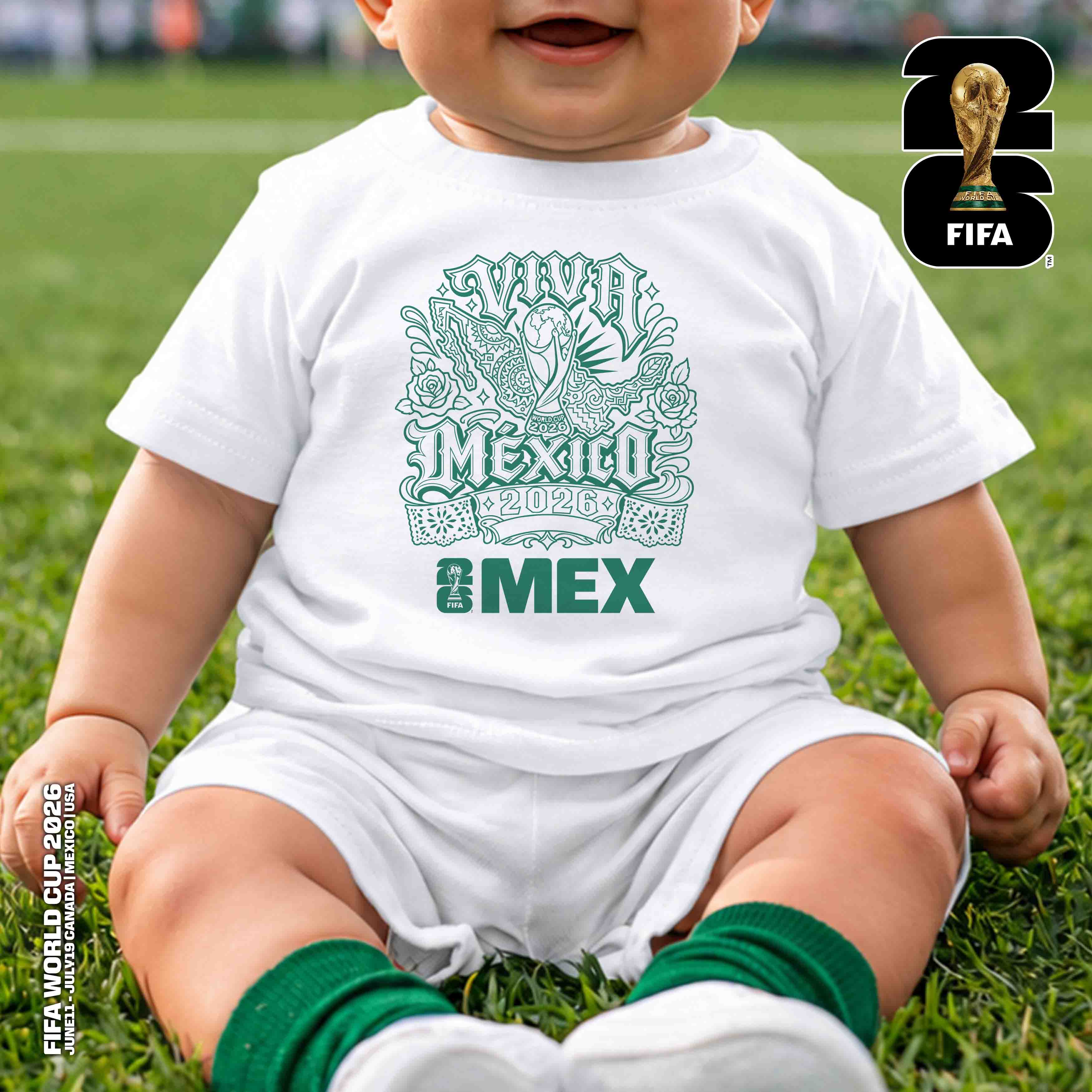 PLAYERA INFANTIL BLANCA – imagen 209