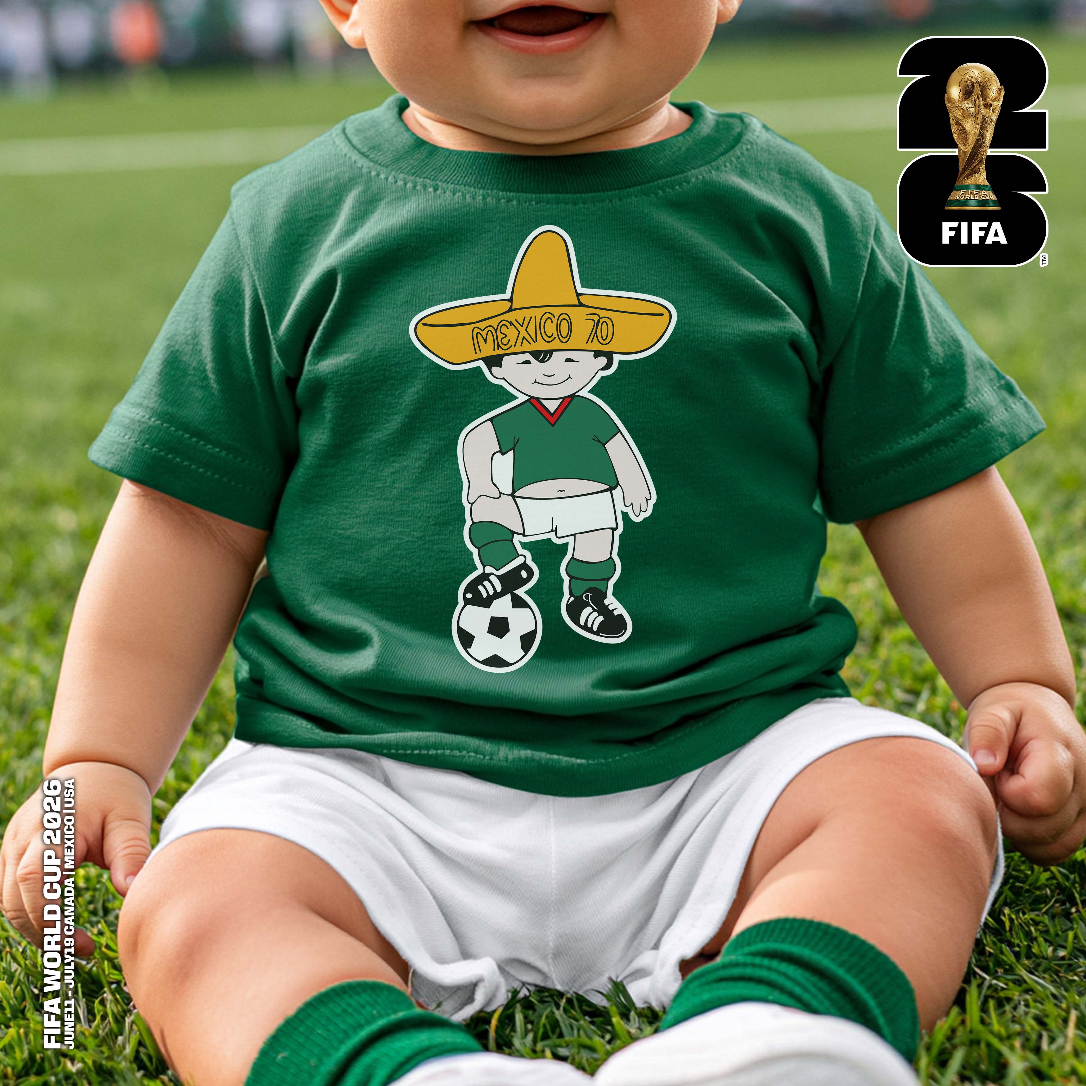PLAYERA INFANTIL VERDE