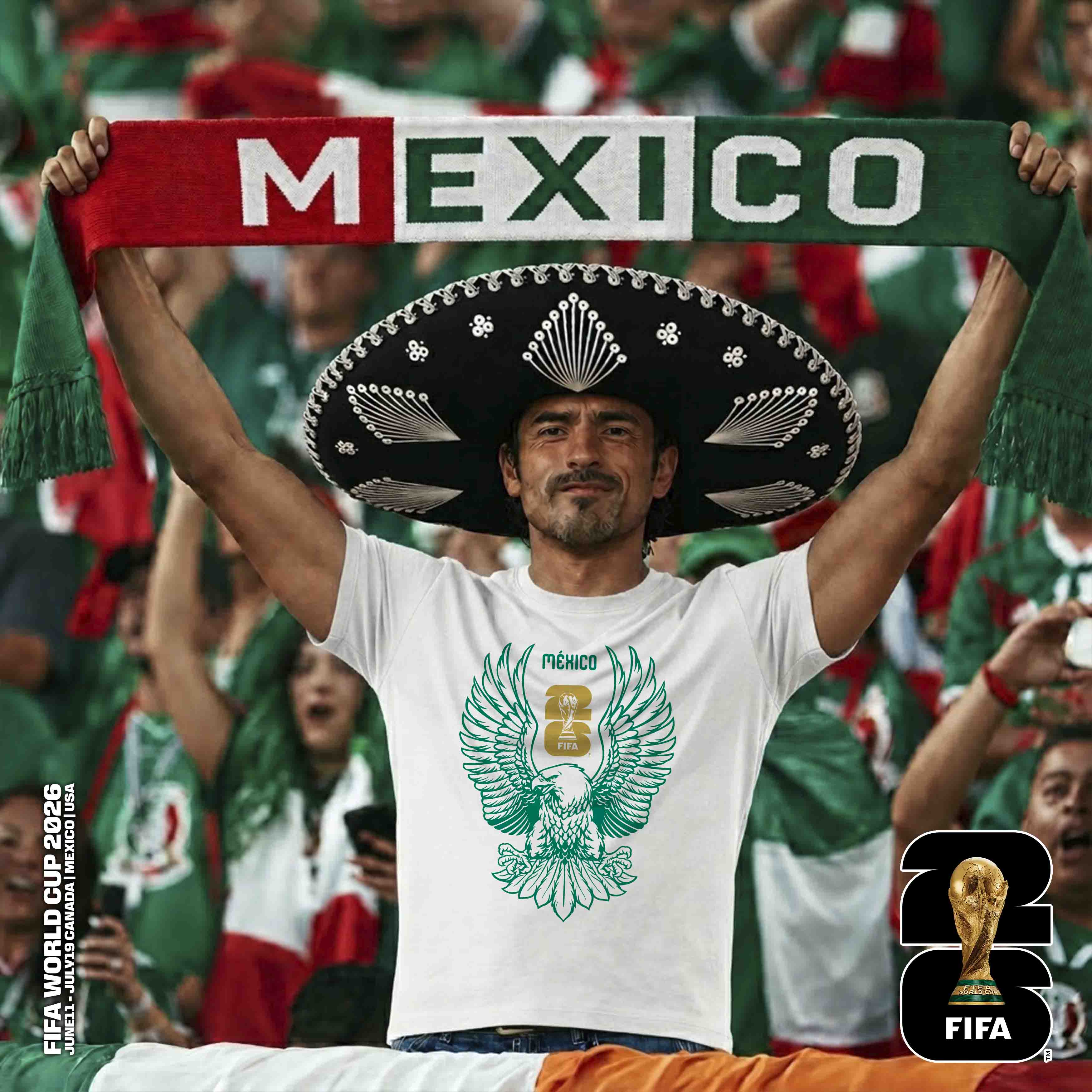PLAYERA MÉXICO BLANCA – imagen 3