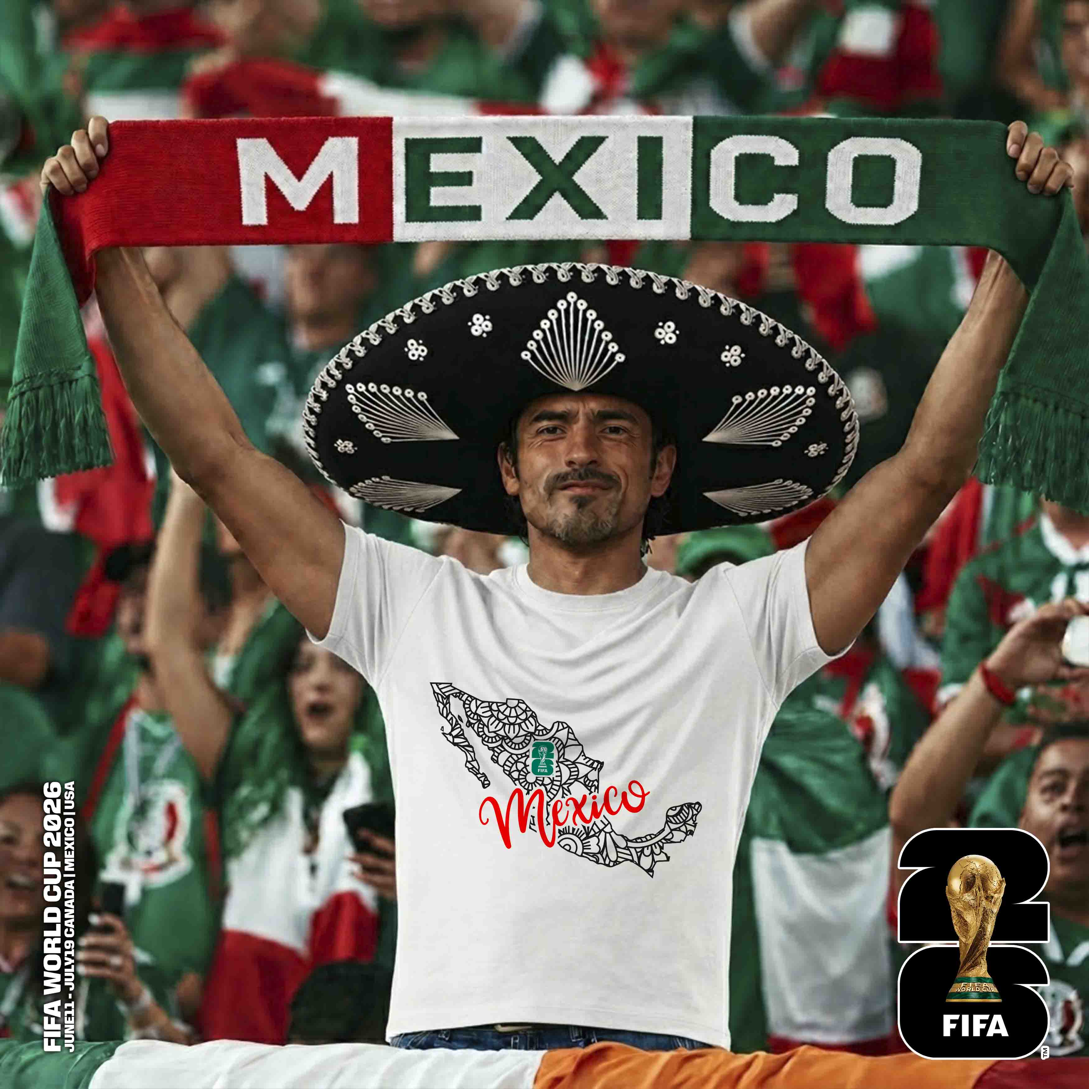 PLAYERA MÉXICO BLANCA – imagen 5