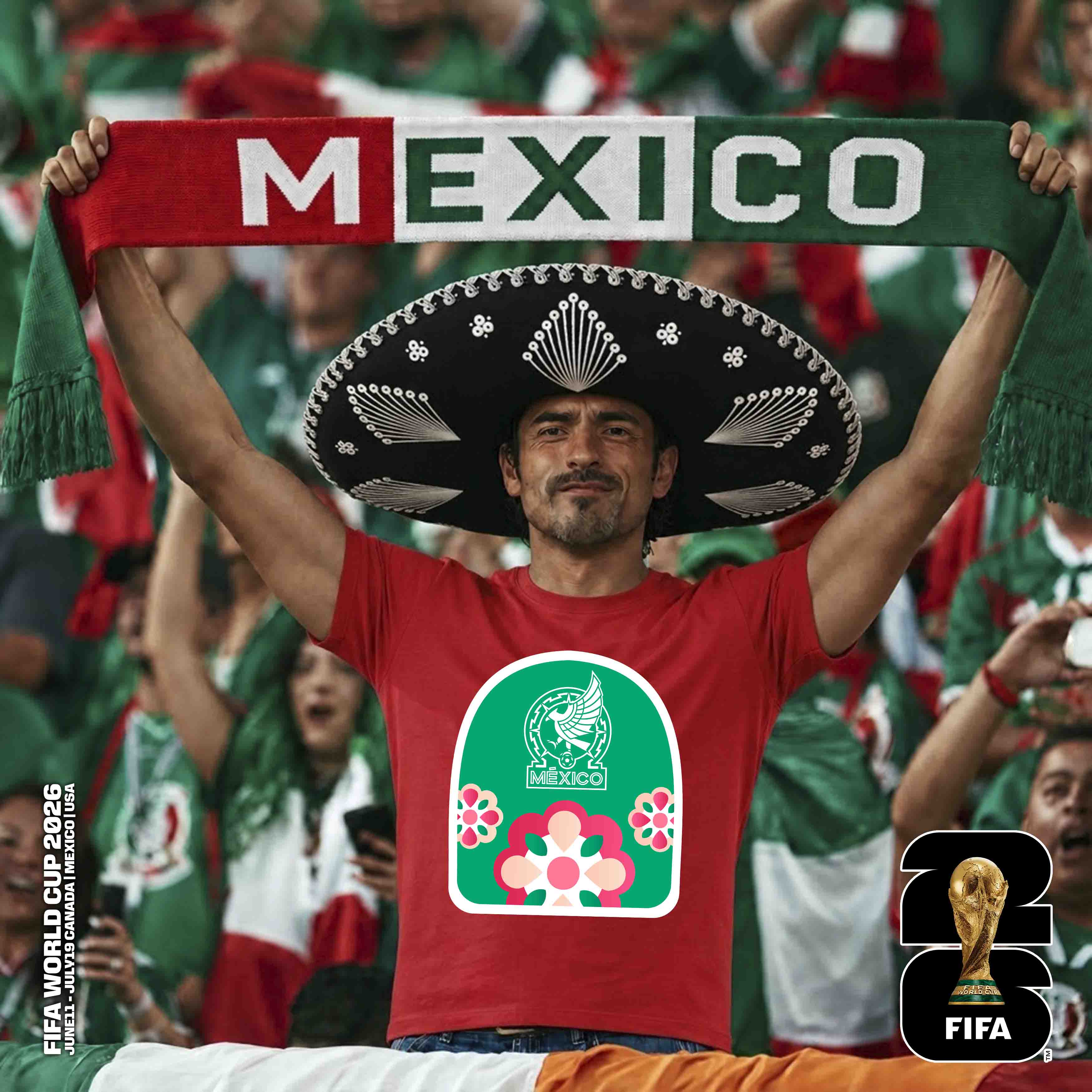 PLAYERA MÉXICO ROJA – imagen 17