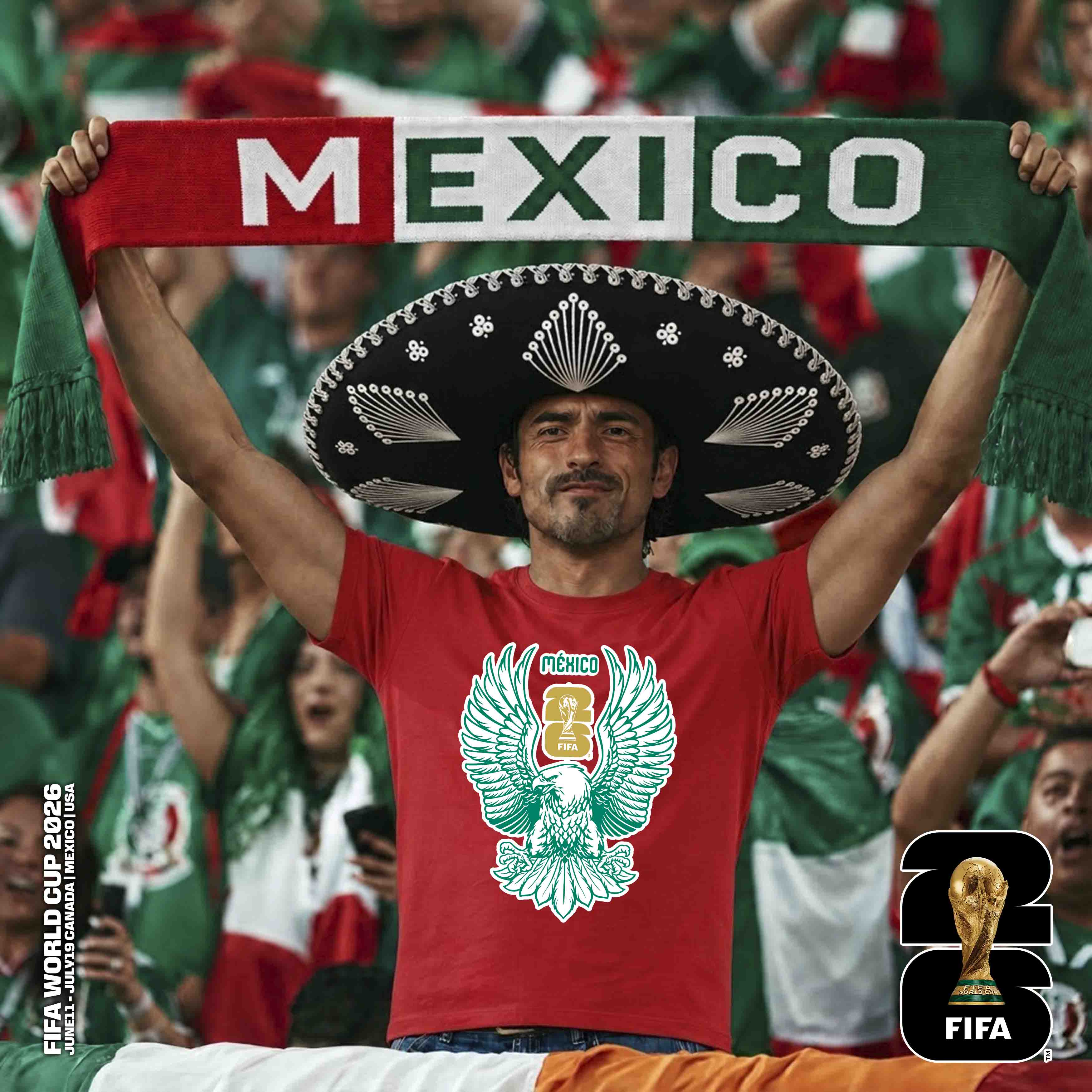 PLAYERA MÉXICO ROJA – imagen 3