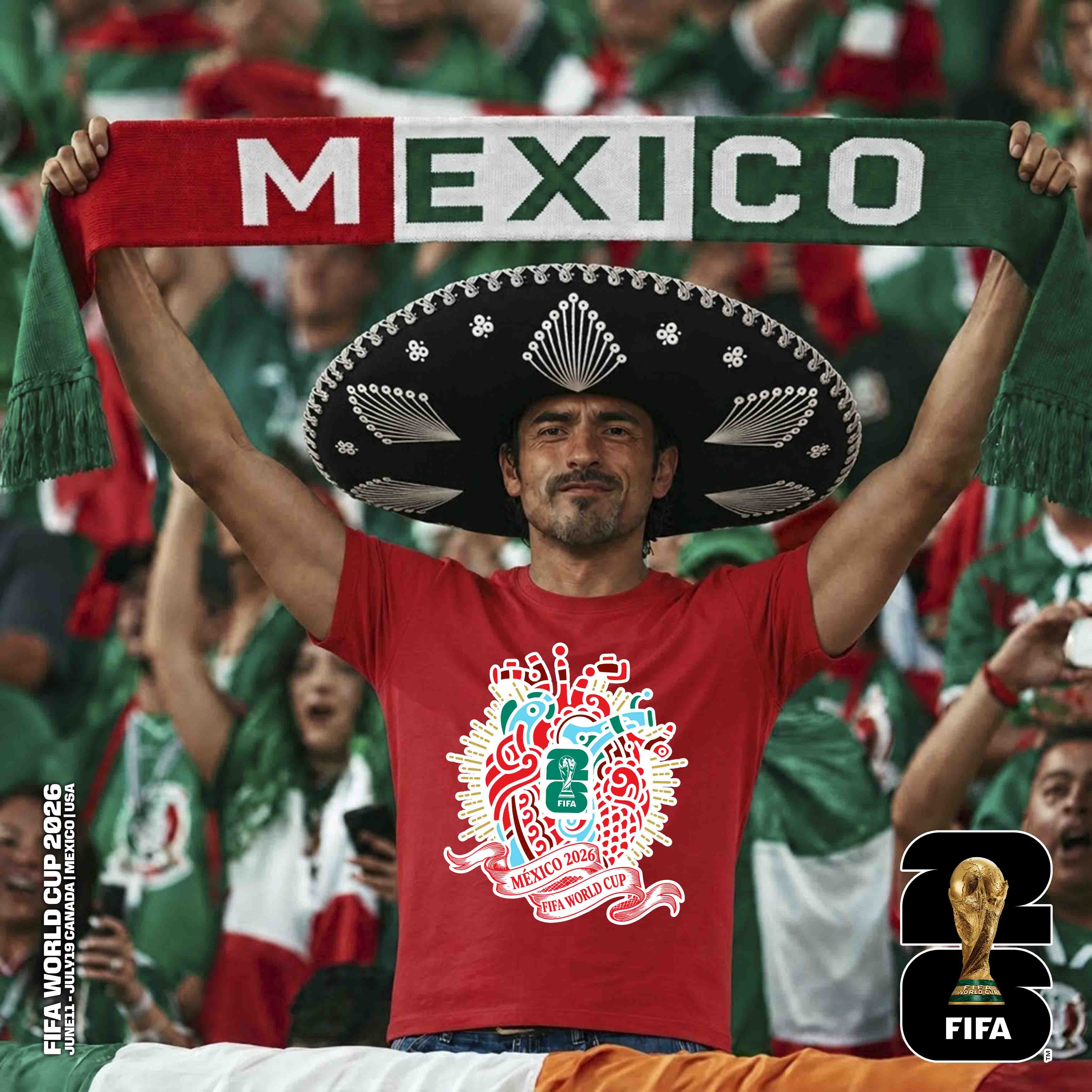 PLAYERA MÉXICO ROJA – imagen 4