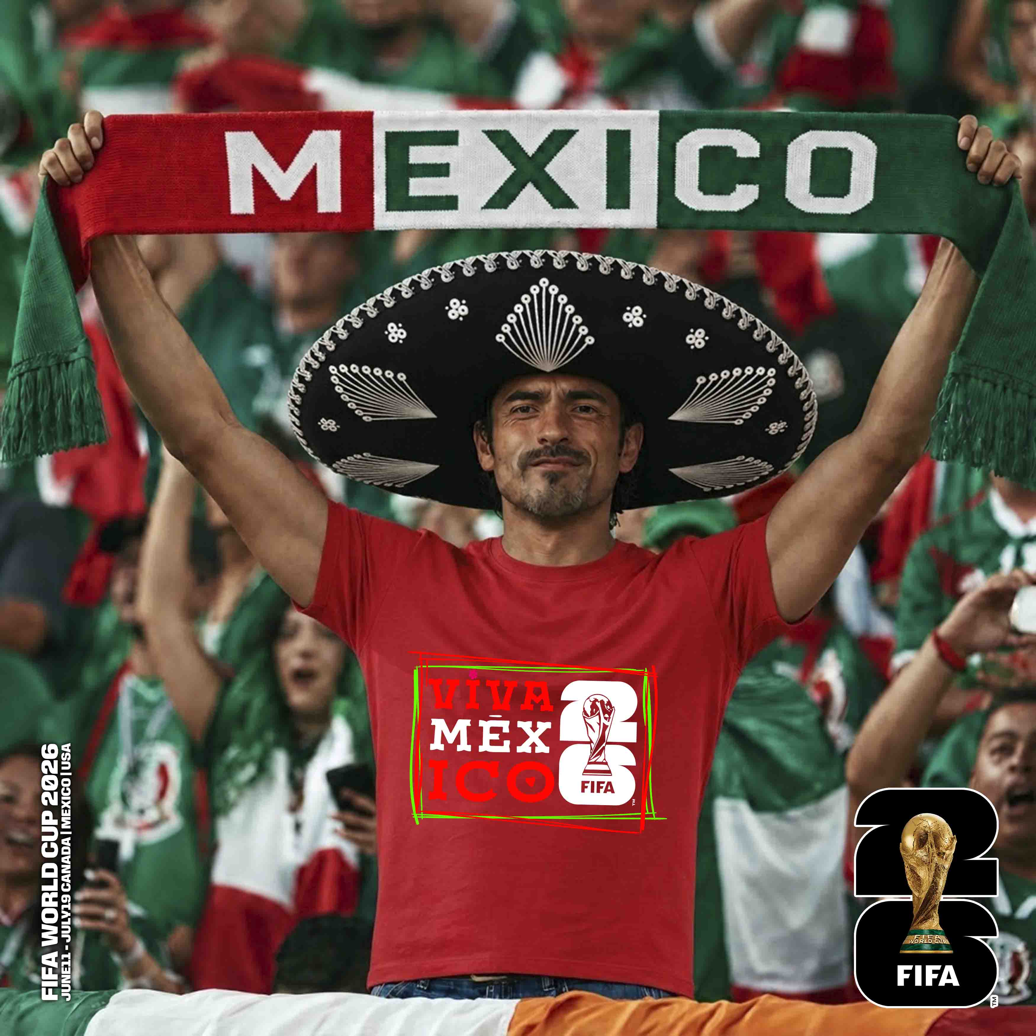 PLAYERA MÉXICO ROJA – imagen 9