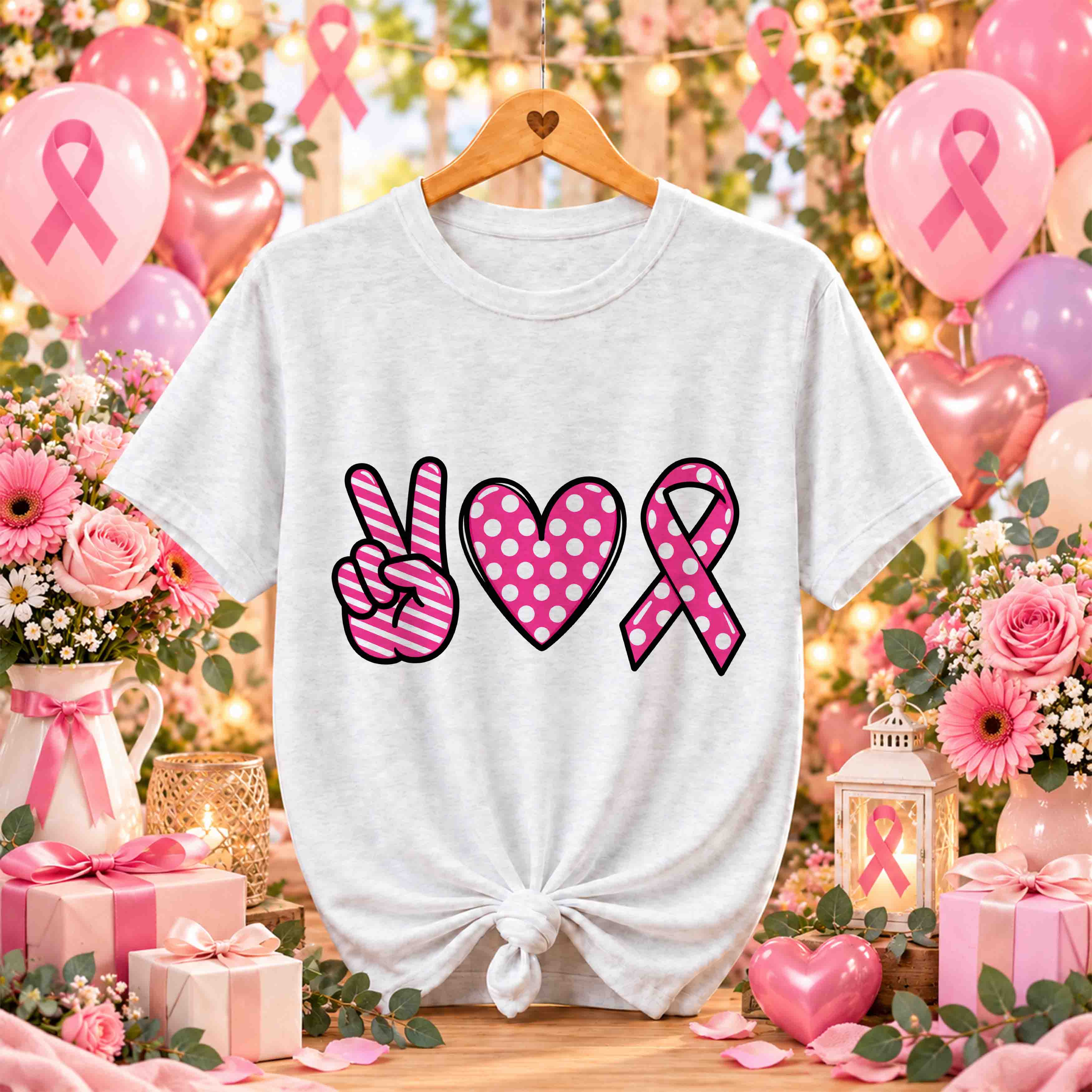 Kit Día Mundial contra el Cáncer de Mama – 21 Diseños PNG