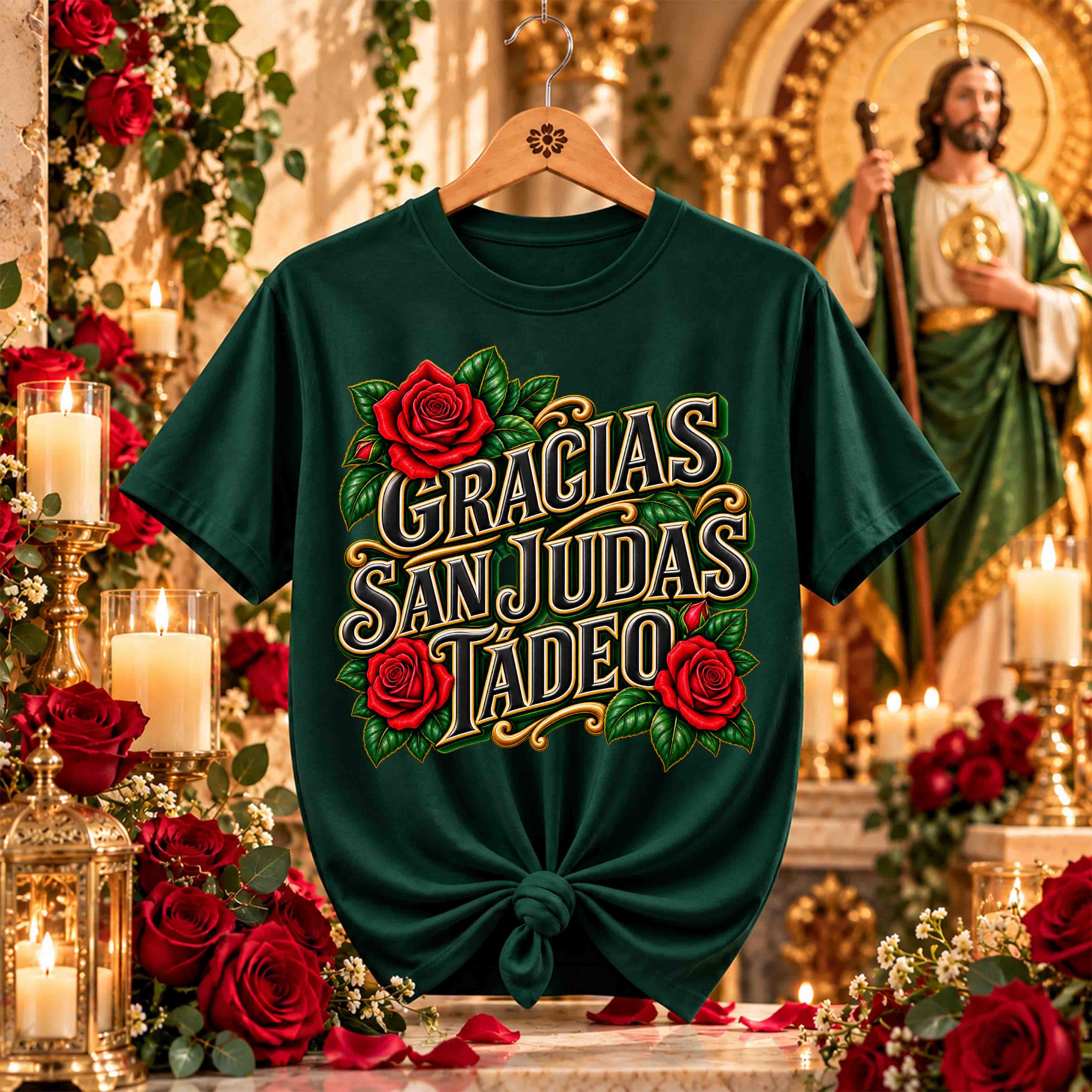 San Juditas Rosas – 16 Diseños PNG para DTF y Sublimación