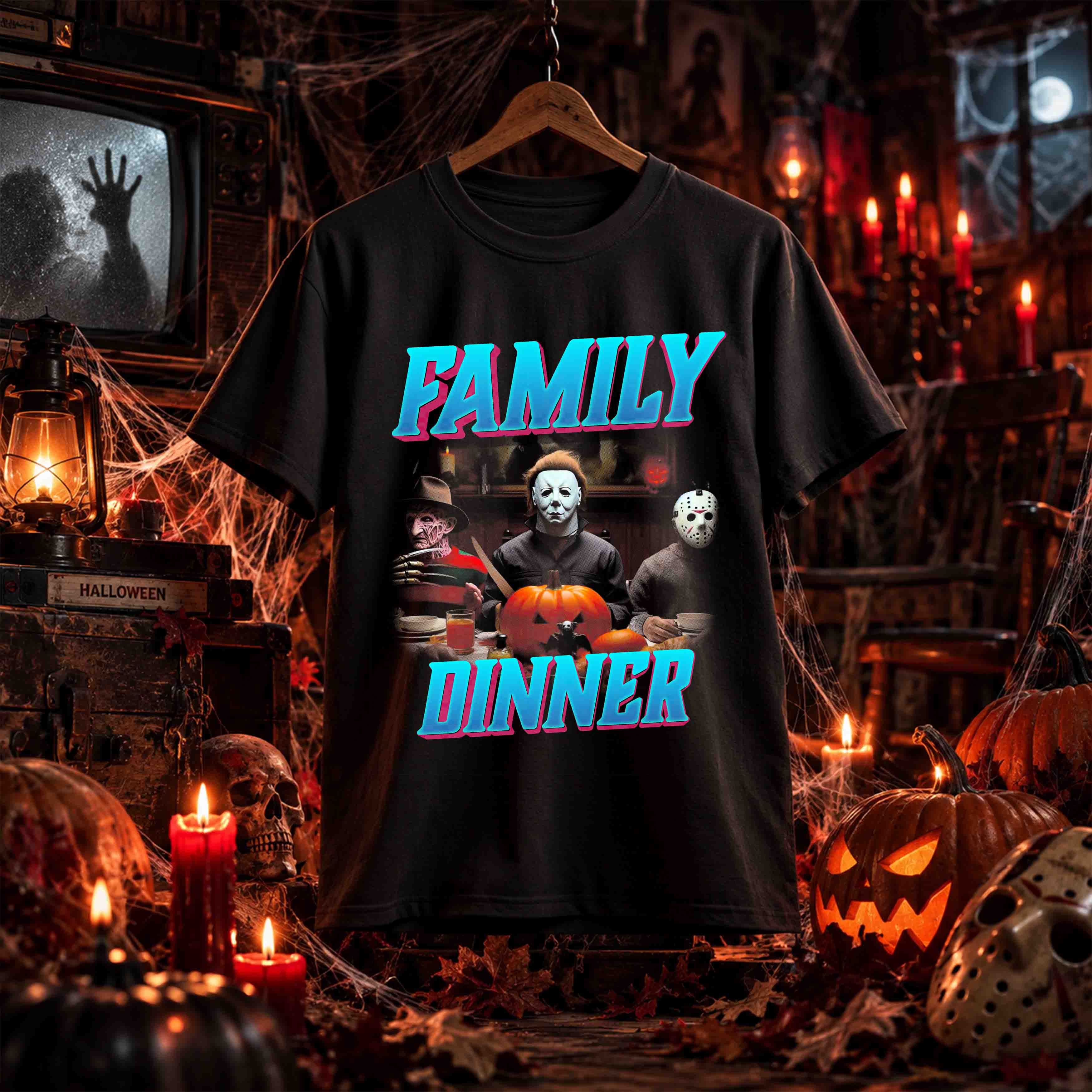 Kit Halloween de Terror – 36 Diseños PNG para DTF SEMITONOS
