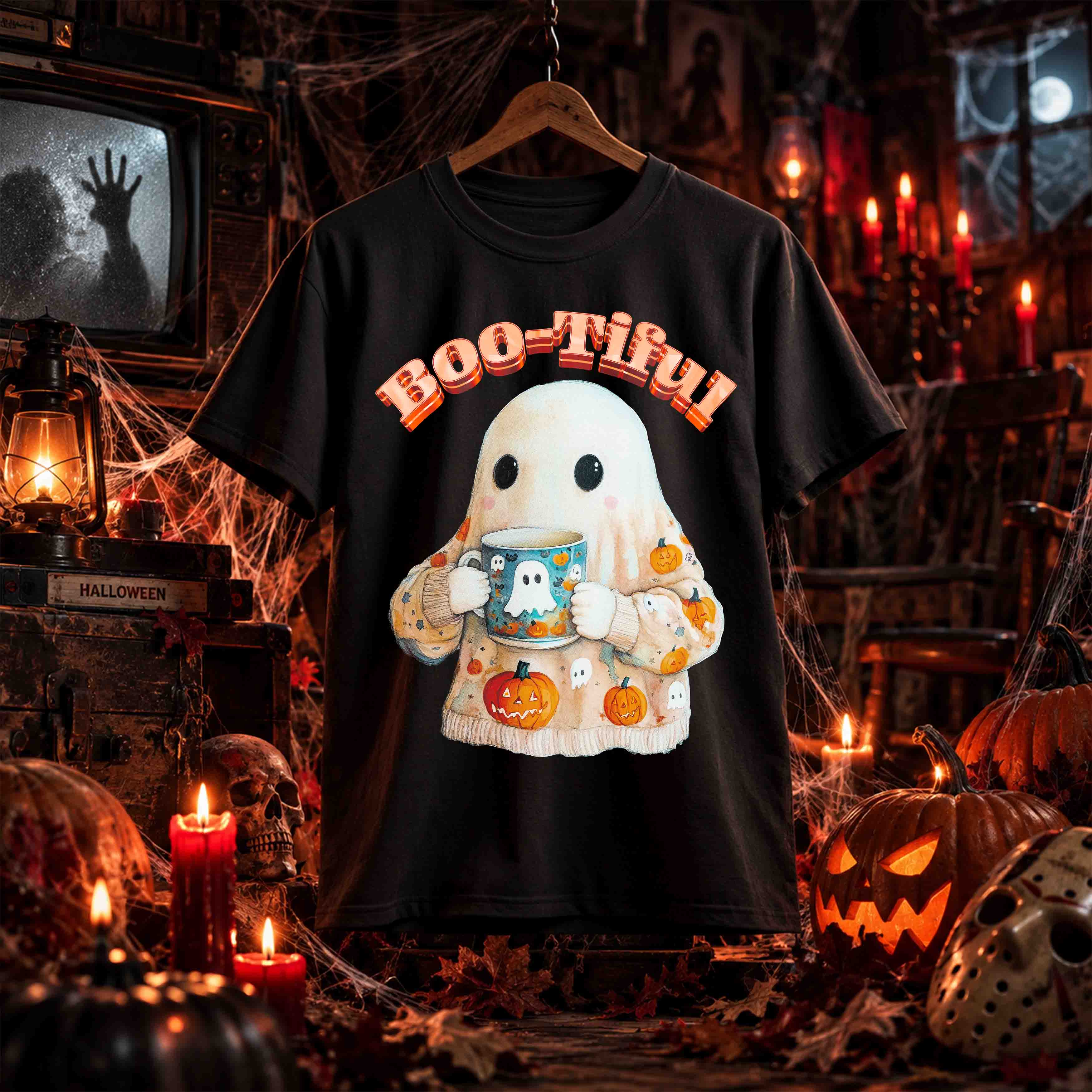 Kit Halloween de Terror – 36 Diseños PNG para DTF SEMITONOS