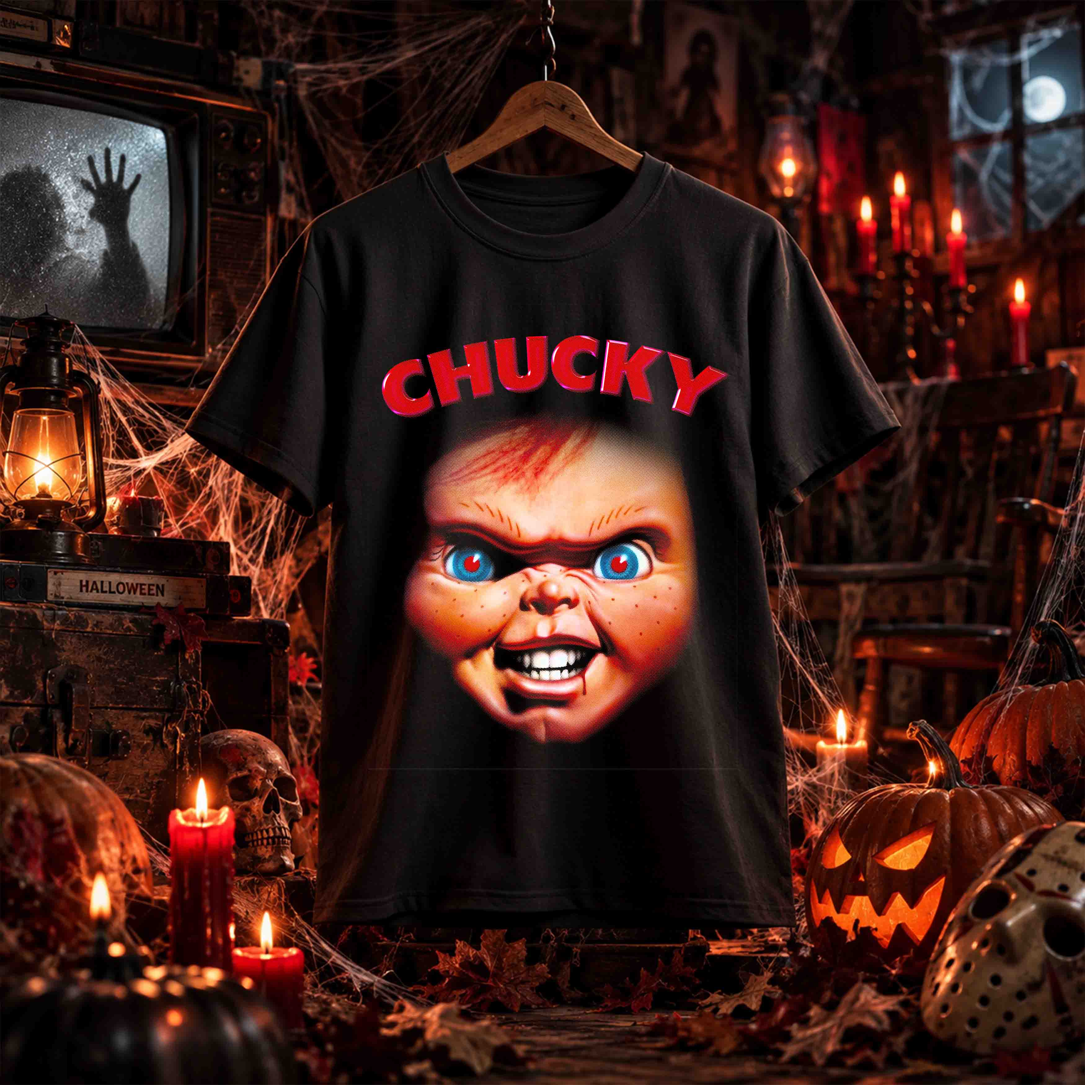 Kit Halloween de Terror – 36 Diseños PNG para DTF SEMITONOS