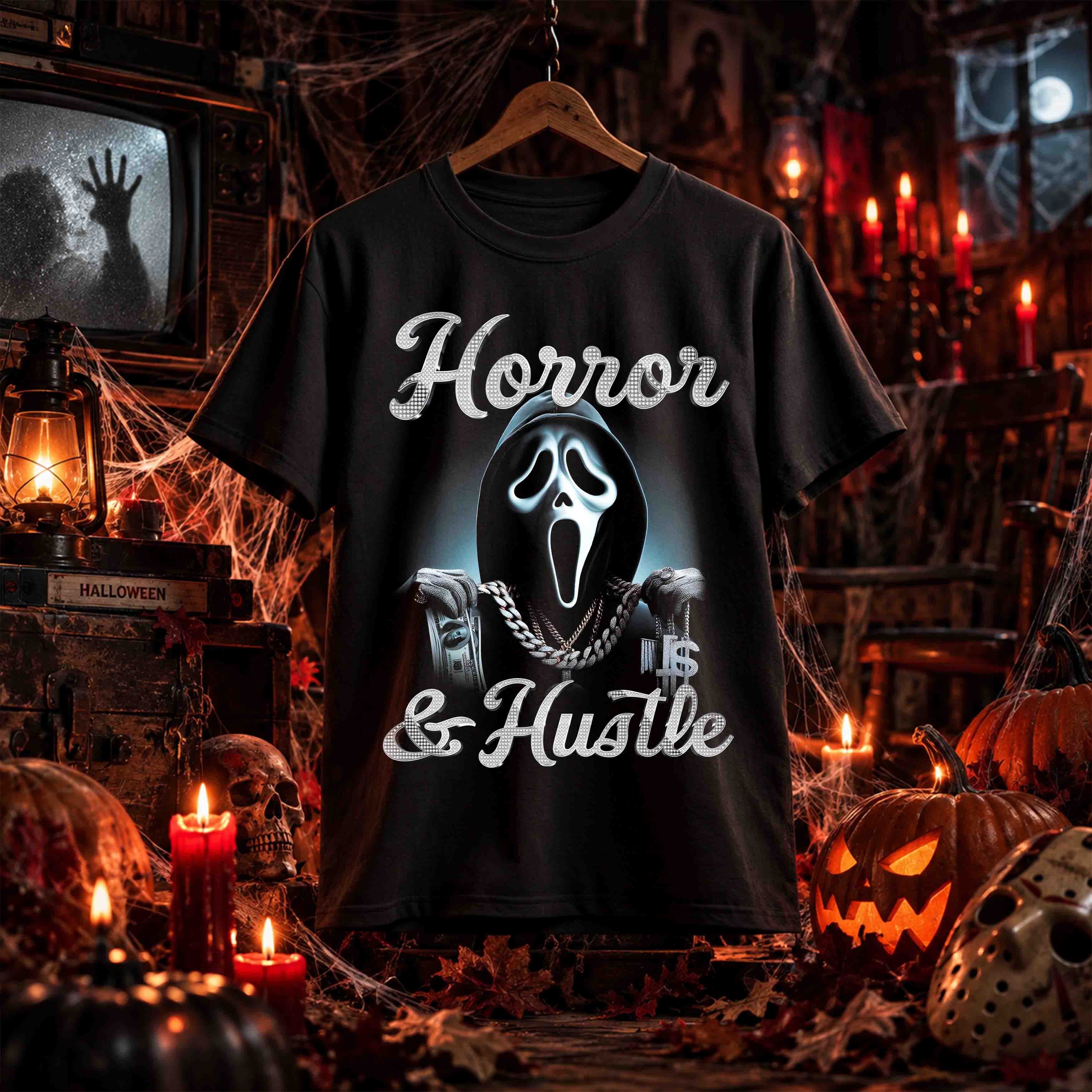 Kit Halloween de Terror – 36 Diseños PNG para DTF SEMITONOS