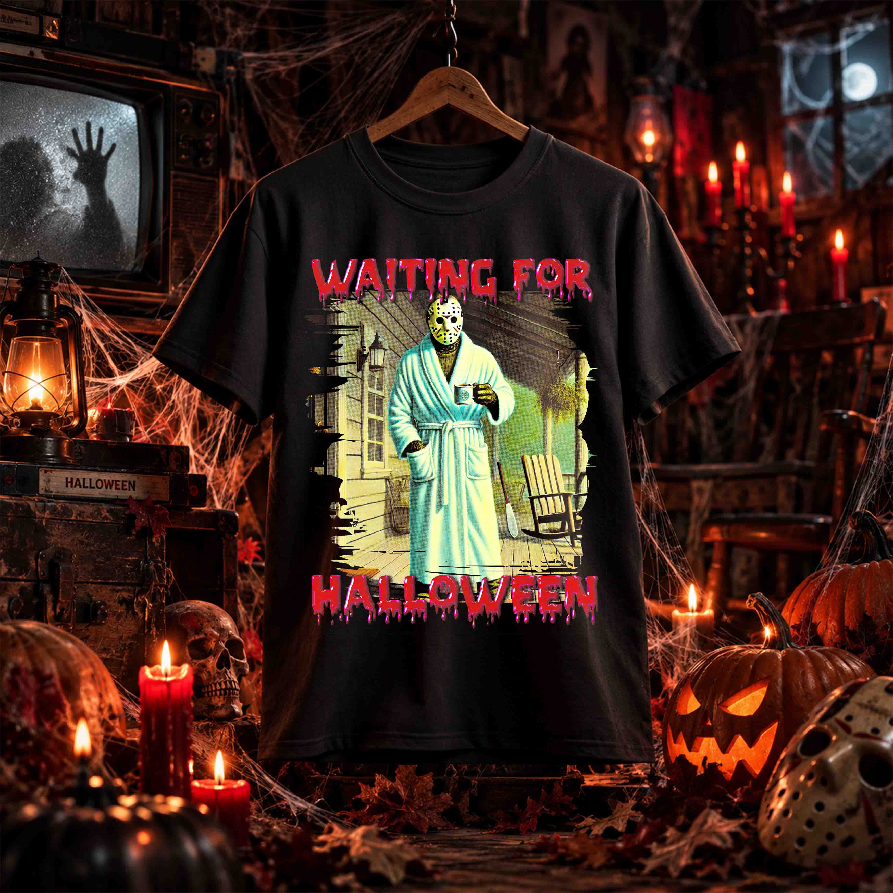 Kit Halloween de Terror – 36 Diseños PNG para DTF SEMITONOS