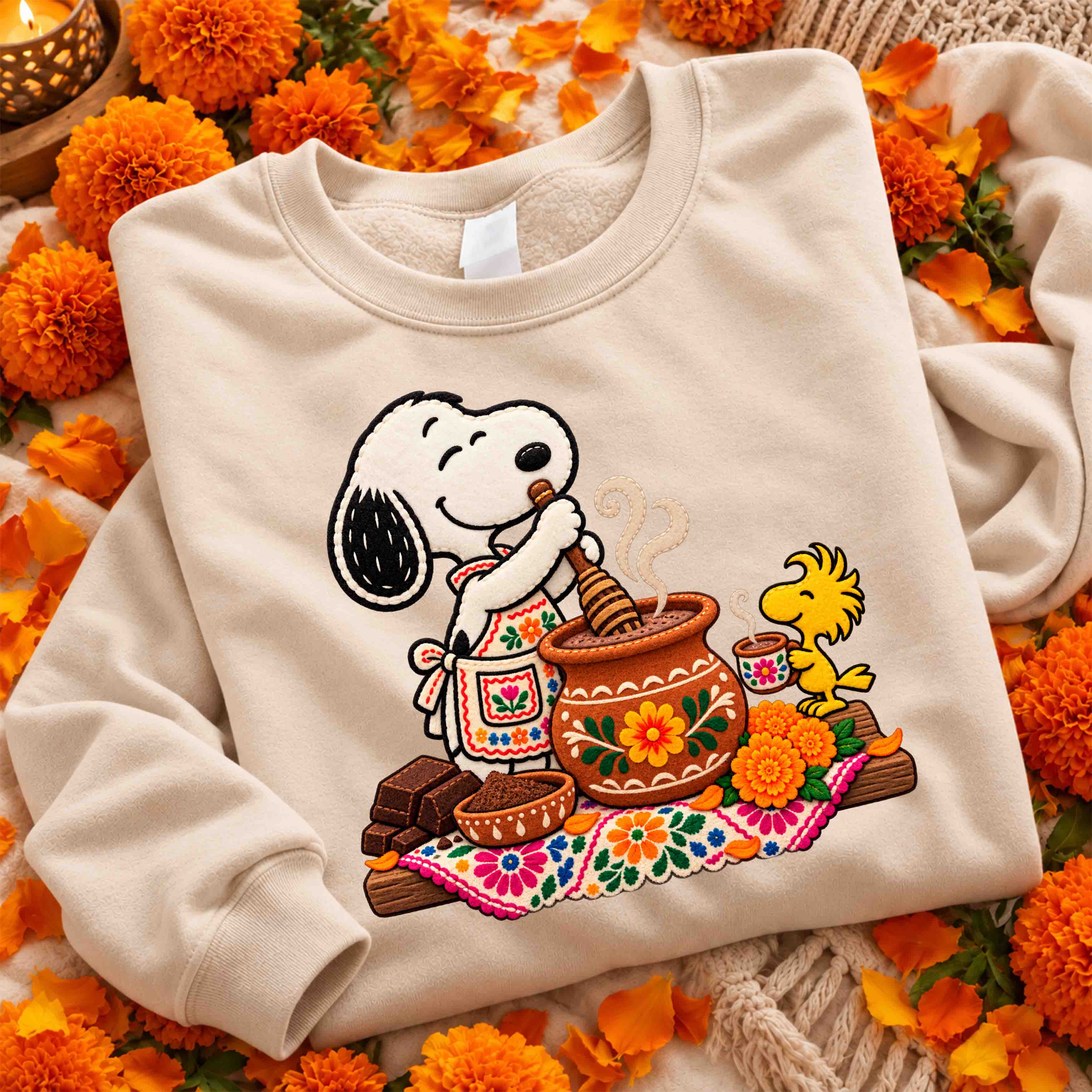 Snoopy Especial Día de Muertos – 21 Diseños PNG para DTF y Sublimación